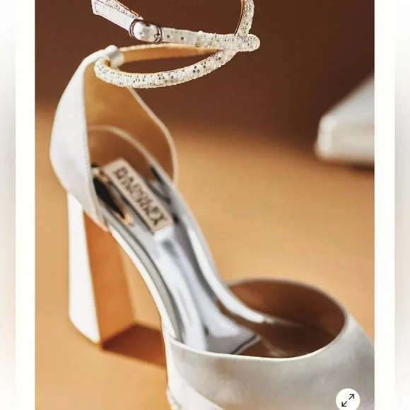 Badgley Mischka Eliana Pointed Platform Heels - Picture 3 of 11